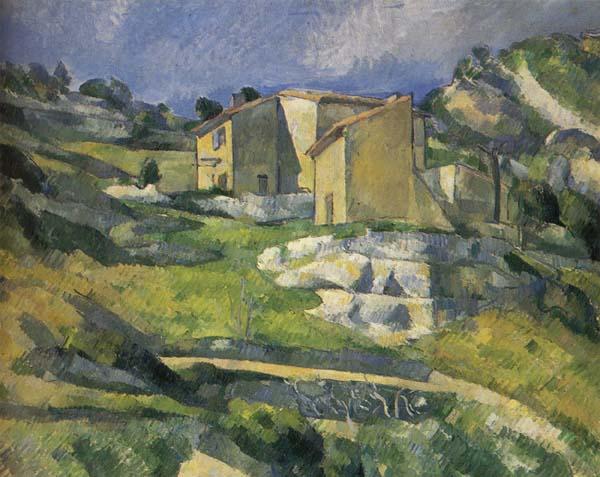 Paul Cezanne Masion en Provence-La vallee de Riaux pres de l'Estaque oil painting picture